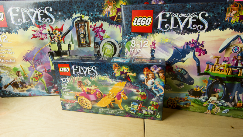 Lego sent three sets, which arrived yesterday afternoon. There was no way I could build all three.